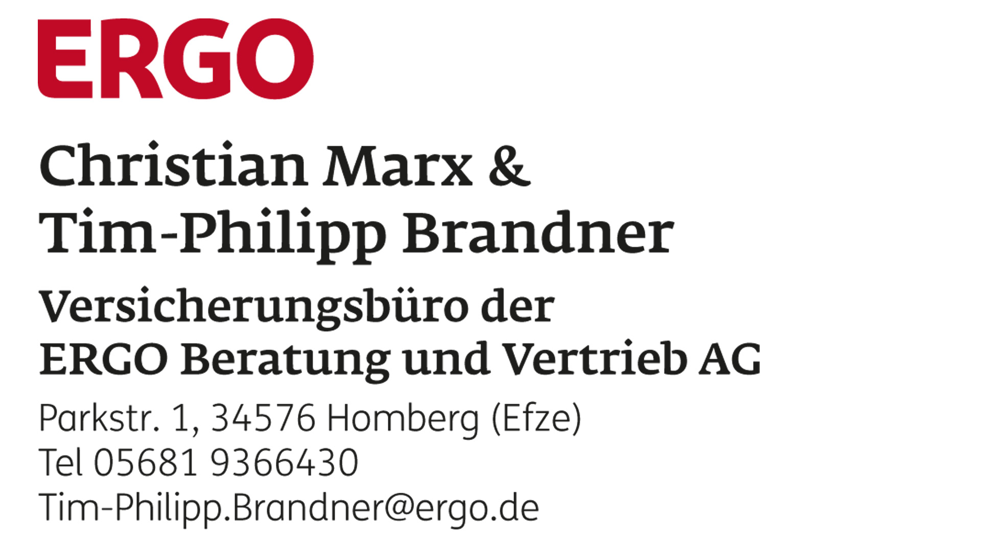 ERGO Beratung und Vertrieb AG - Subdirektion Christian Marx 